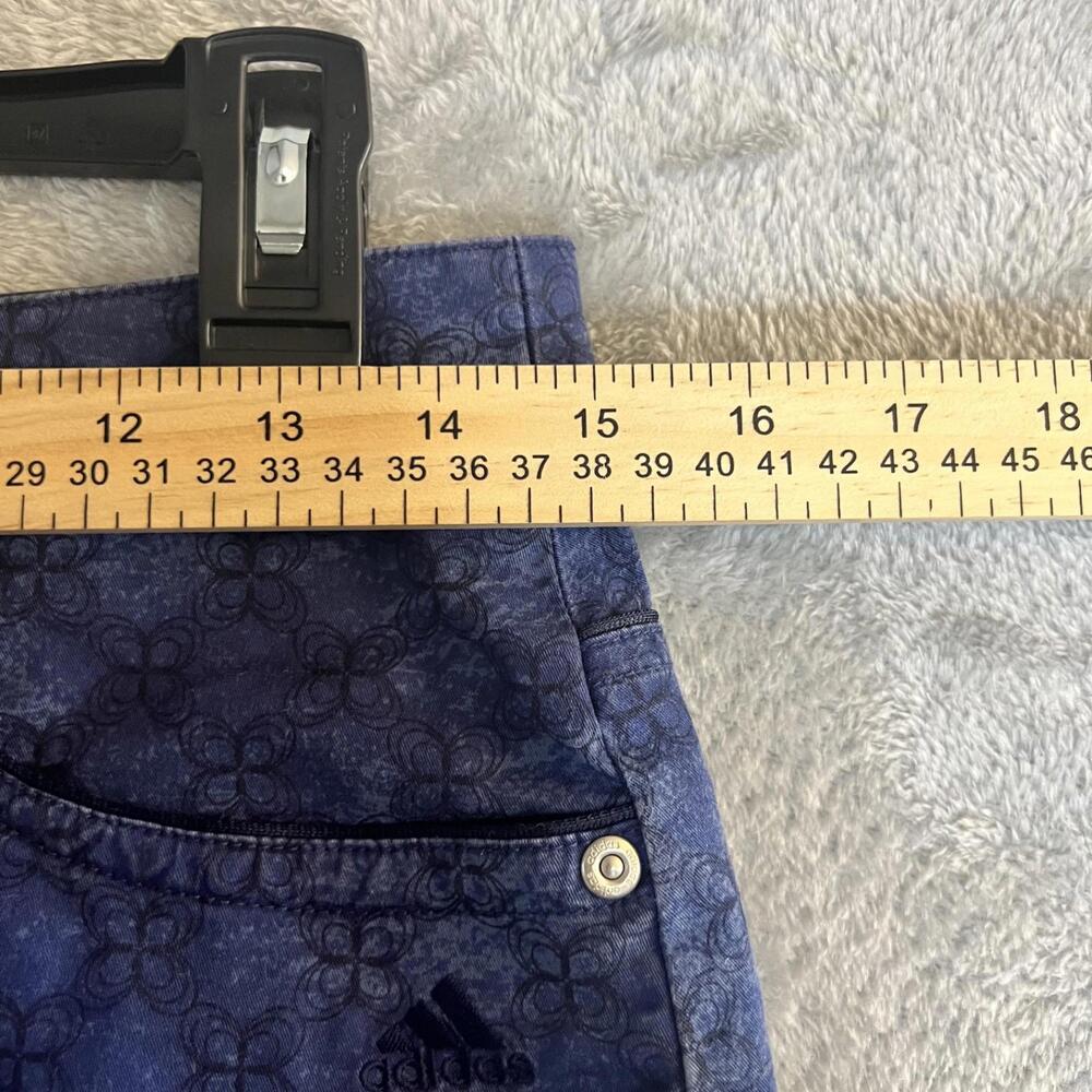 Adidas Women’s Casual Skirt Blue Patterned Skirt Everyday Look Size Medium - Picture 8 of 9